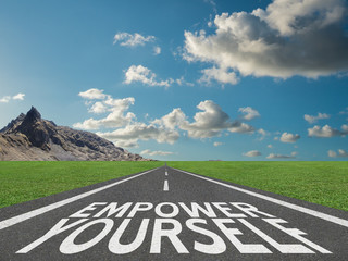 Empower Yourself motivational quote for empowerment