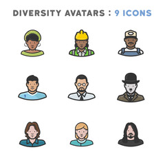 Diversity Avatars 21