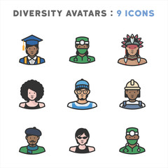 Diversity Avatars 19