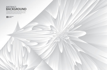 Gray Curve Abstract background, white texture, wallpaper, surface, banner, Cover design layout template, backdrop, textured effect, vector illustration