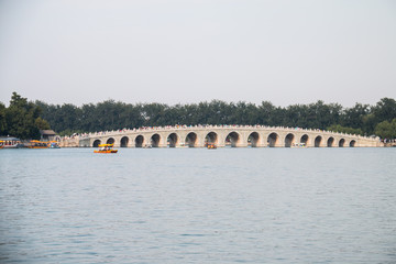 Fototapeta na wymiar Beijing Summer Palace 17-hole bridge