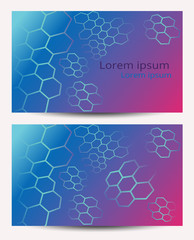 business card abstract background. vector