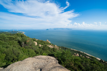 瀬戸内海　王子が岳からの眺め(岡山県)
