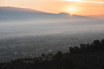 Sunrise in Assisi