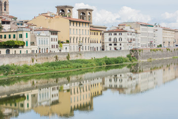 Fototapeta na wymiar Florence reflection
