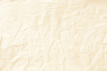 Brown crumpled paper texture
