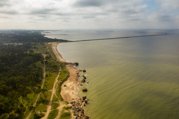Military fortress ruins , Liepaja, Latvia.