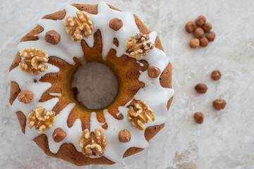 Karotten Nuss Napfkuchen 