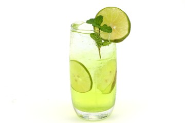Fresh lemon juice cool drink