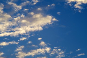 Blue sky background