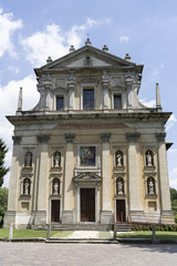 Fototapeta na wymiar Arsago Seprio, Italy: church of Madonna della Ghianda