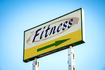 Schild 301 - Fitness