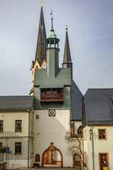 Burgstädt with Seigenthurm and church