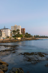 Obraz premium Blue hour twilight view at Manly, Sydney, Australia.