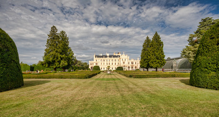 State chateau Lednice in South Moravia, Czech Republic