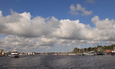 Auf der Rostocker Unterwarnow