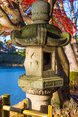 Japanese stone lamp