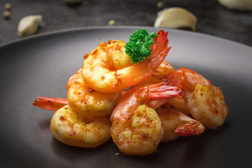 Fried shrimp.