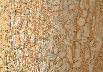 Texture of ancient column in Istanbul, Turkey. Close up