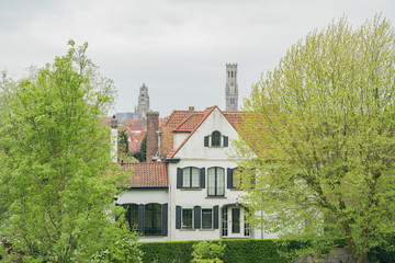 Houses, landmark of Bruges