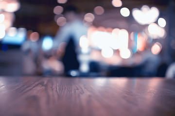 blurred background in restaurant interior / serving and details in blurred bokeh background, concept catering, restaurant modern