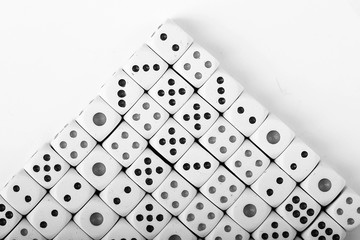 a lot of dice, the texture of the game concept