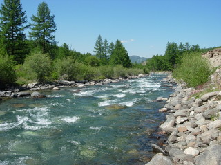 mountain's river