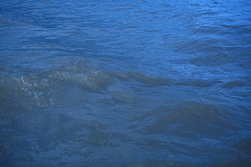 Texture of water in the sea