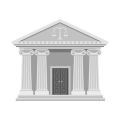 Obraz premium Isolated object of law and lawyer icon. Set of law and justice stock vector illustration.