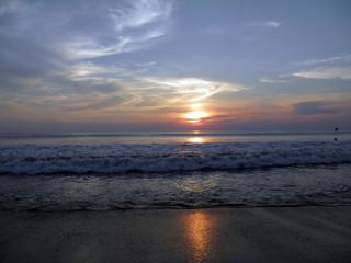Obraz premium Sunset at the sea (Thailand , Phuket)