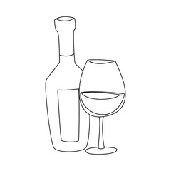 Vector design of food and drink sign. Set of food and store stock symbol for web.