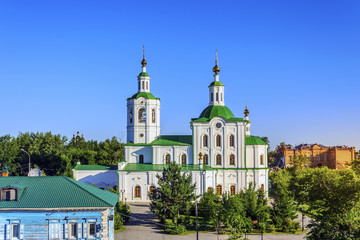 The Saint George of Ascension of God church in Tyumen, Russia.