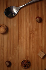 Fototapeta premium nuts diet background