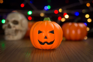 The Halloween  in night light background image.