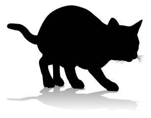 Silhouette Cat Pet Animal 