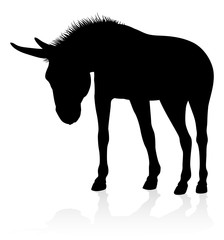 Donkey Animal Silhouette