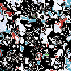 colorful digital patterns