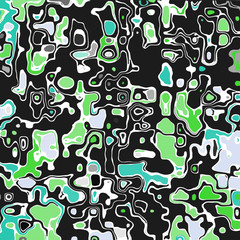 colorful digital patterns