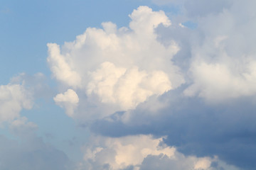 beautiful clear cloudy sky