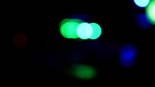 Bokeh light of traffic