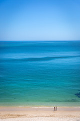 Beautiful day in Galapinhos Beach in Arrábida National Park in Portugal