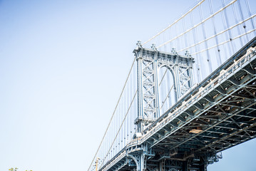 Manhattan bridge in New york city