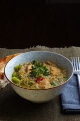 Thai Green Chicken Curry Food Photography Still Life