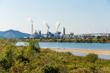 Industrial factory in Japan