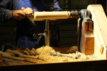 Lavoro al tornio