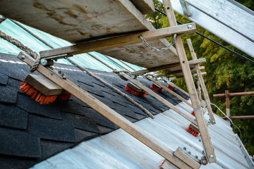 Heimwerker Dach decken Dachdecker DIY