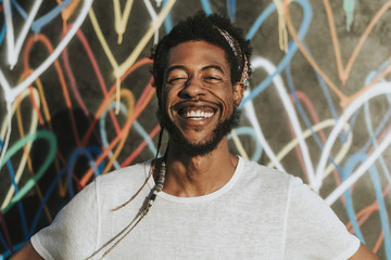 Portrait of a cool man