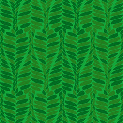 Stylish organic background. Seamless pattern.Vector. スタイリッシュ植物パターン