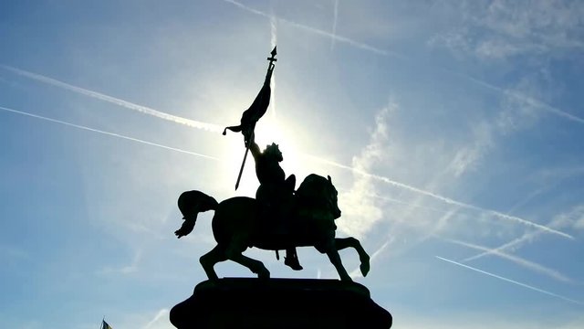 A statue at Place Royale Brussels