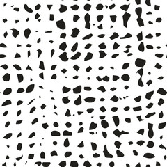 Seamless ink dots pattern. Brush background.